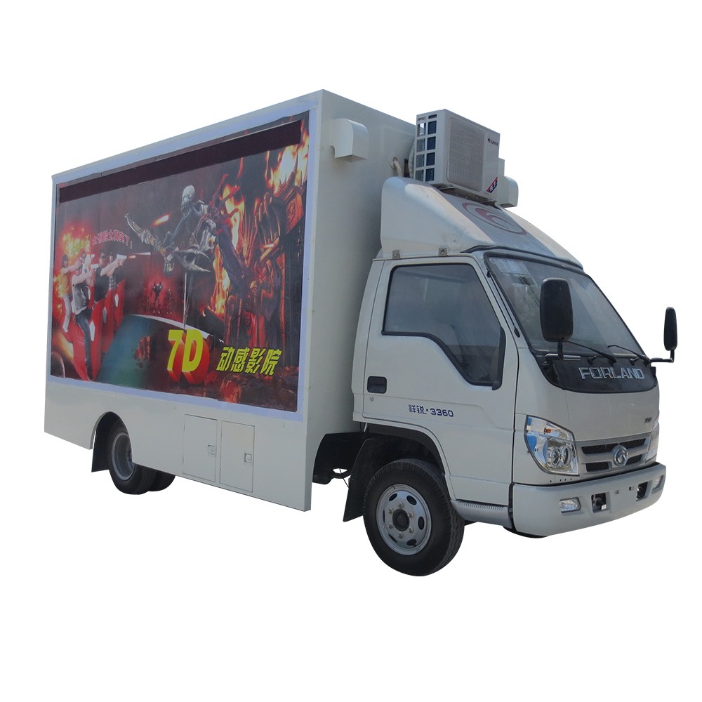 Publicidad de camiones LED de 6 ruedas